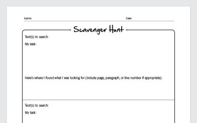 Scavenger Hunt